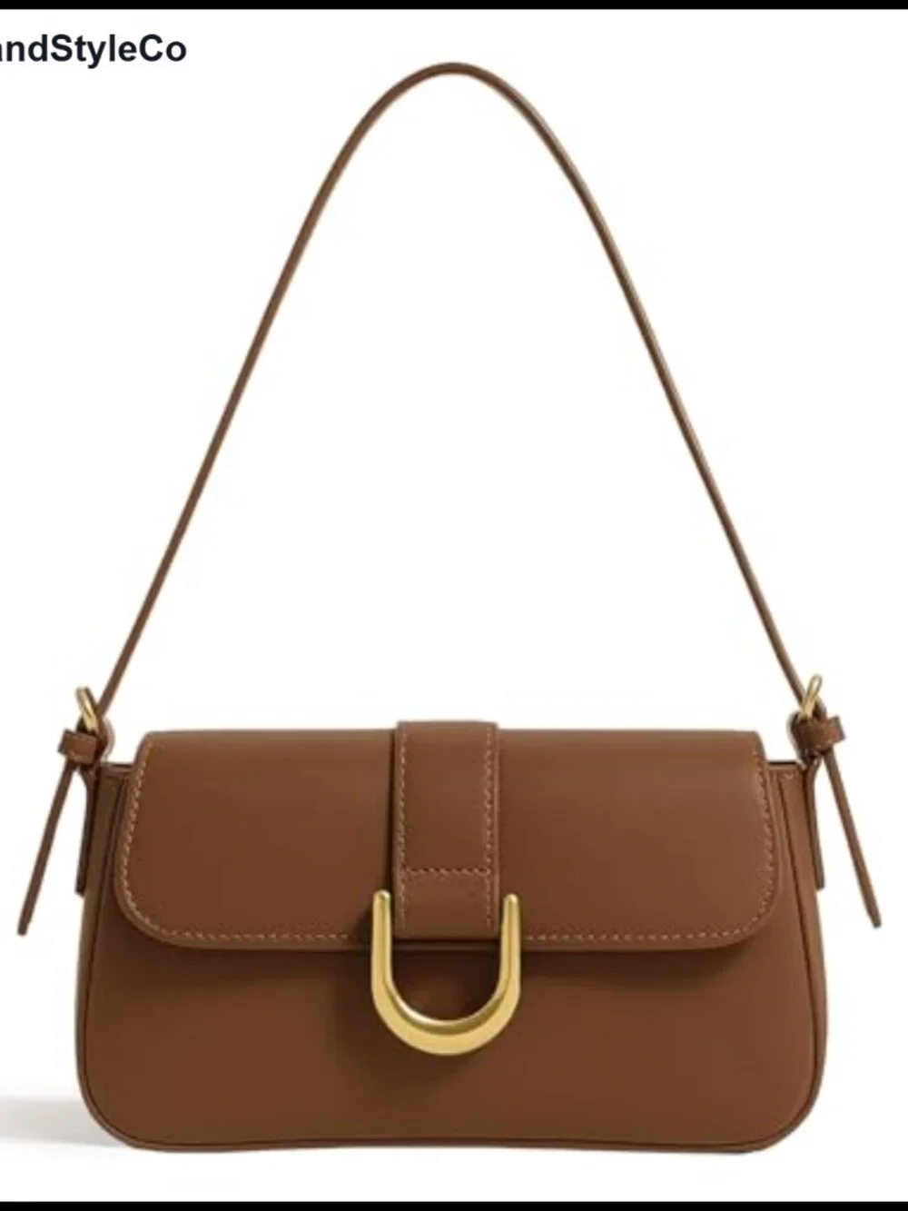 PU Leather Vintage Hobo Bag for Women Small Shoulder Purse 2 Straps